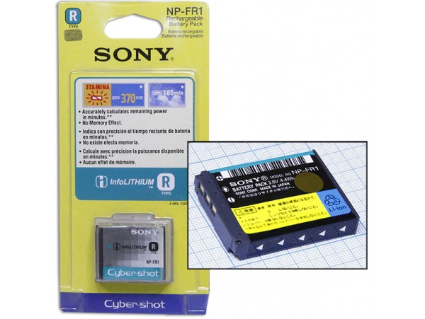 Аккумулятор Sony InfoLitium® NP-FR1 1220 mAh