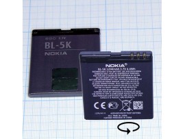 Nokia N85 3.7V 1200mAh Акк. Li-Ion BL-5K