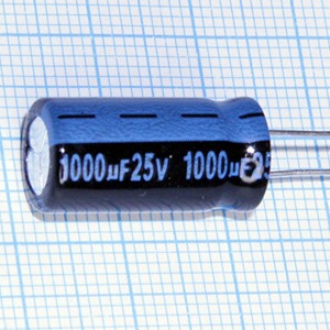 Конд.1000/25V 1021+105°C JAM