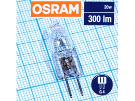 Лампа 12V/20WКГМ OSRAM 64425 S HALOSTAR STANDART G4