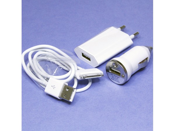 iPhone/iPod USB cable Комплект с зарядными устройствами