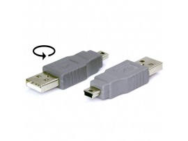 Переходник USB=USB mini (штекер=штекер)