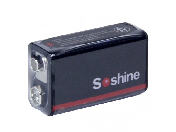 Аккумулятор 8,4V/1000mAh Soshine (6F22) Li-ion Type-C