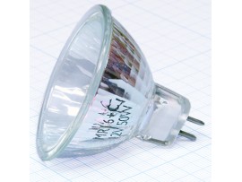 Лампа 12V50W GU5.3 MR16 со стеклом