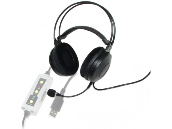 MA896MVI Наушники USB 2.1 с микрофоном, УНЧ, сабвуфером