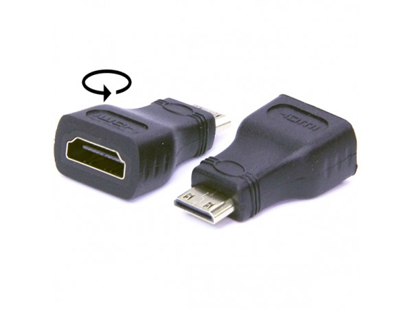 Переходник HDMI>miniHDMI (гнездо>штекер)
