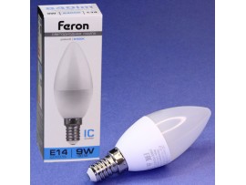 Лампа 220V 9W E14 6400K LED свеча