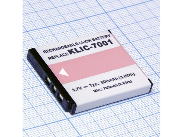 Аккумулятор KLIC7001 3,7/800mAh