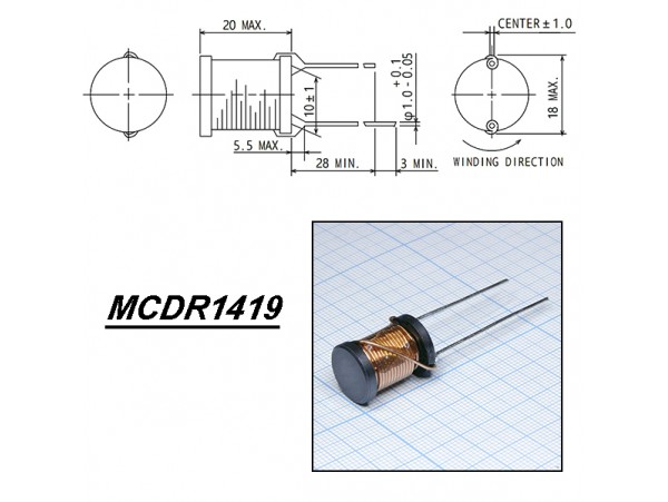 MCDR1419NP-221K 220мкГн/2,3А дроссель