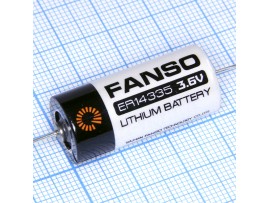 ER14335 батарея 3,6V Lithium с выводами FANSO