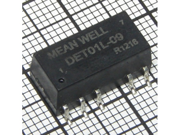 DET01L-09 (5VDC>±9VDC/56mA) Преобразователь напр.