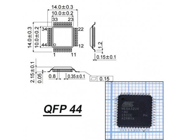 ATmega32U4-AU