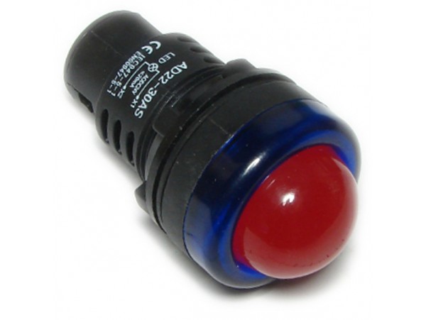 AD22-30AS-B 24V AC/DC Лампа LED красная