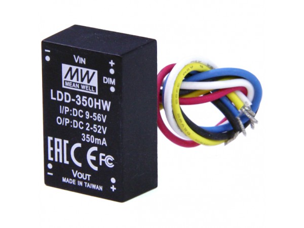 Драйвер LED 9-56V 2-52V 0,35A LDD-350HW