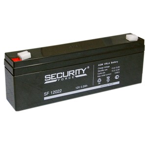 Аккумулятор 12V/2,2Ah SF12022 178х34х60 Security