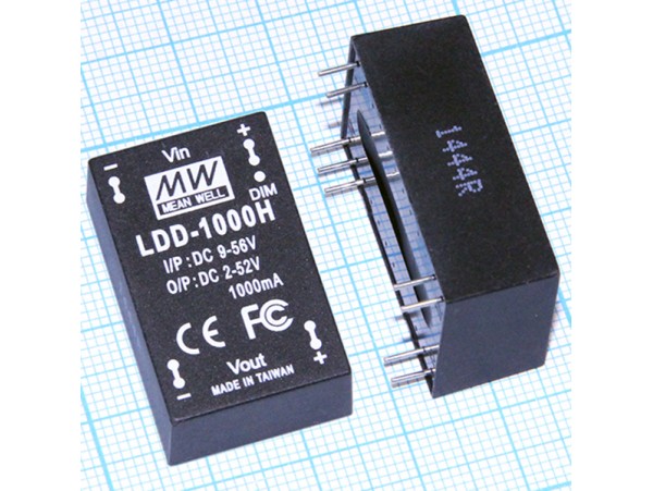 Драйвер LED 9-56V 2-52V 1A LDD-1000H
