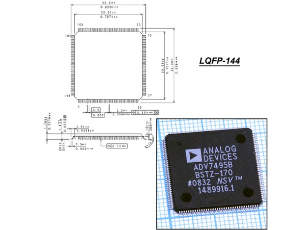 ADV7495B BSTZ-170 микросхема