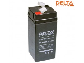 Аккумулятор 6V/2,3 Ah DT6023 DELTA (44х47х101)
