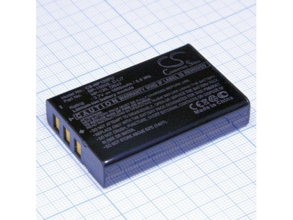 Pentax D-Li7 Аккумулятор 3,7V/1800mA DB-43/NP-120