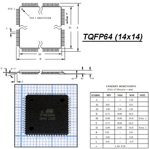 ATmega64-16AU