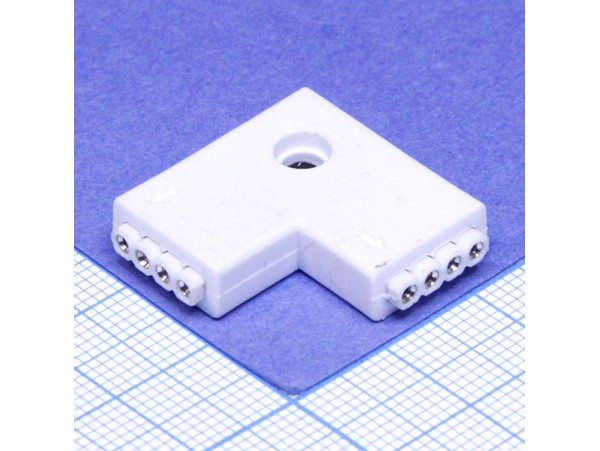 Коннектор 4P-L угловой  4 pin жесткий