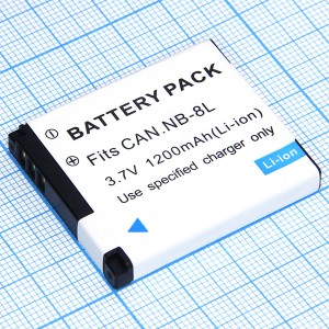 Аккумулятор CANON NB-8L 3,7V/1200 mAh SEB-PV008