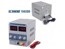 ELEMENT 1502DD источник питания лабораторный 0-15V/0-2A