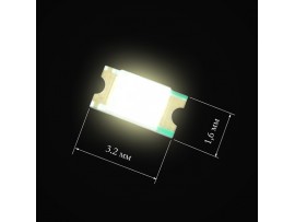 LED 1206 CHIP White 2.8v 550 mcd 3.2X1.6 MM