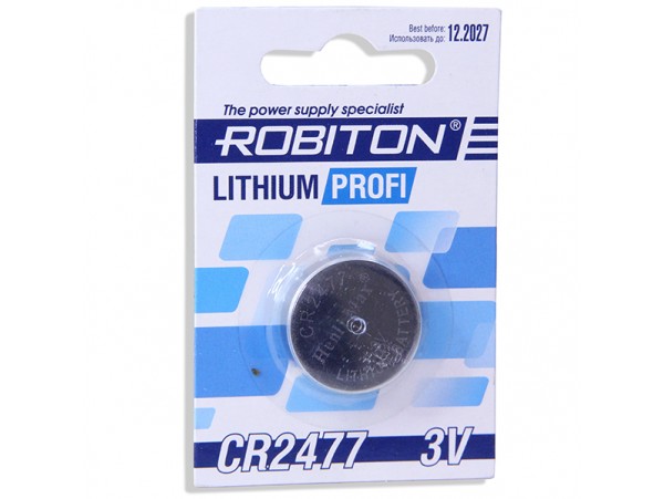 CR2477 батарея 3V Robiton
