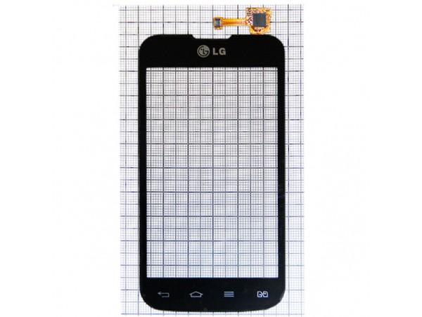 LG E455 тачскрин чёрный