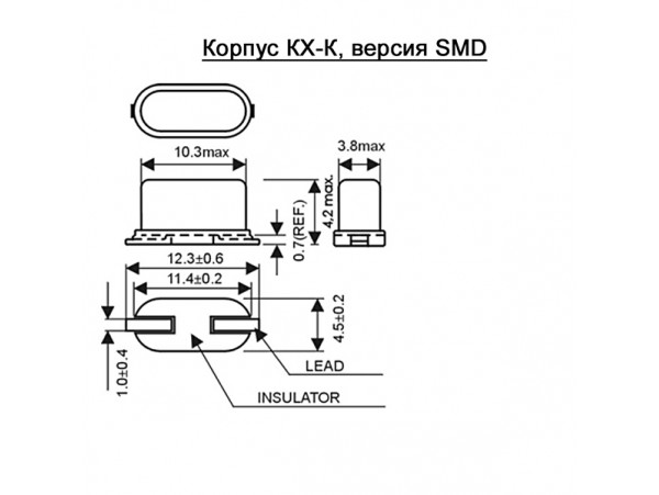 КВАРЦ 4,9152 МГц KX-K   SMD
