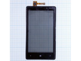 Nokia Lumia 820 тачскрин в рамке черный