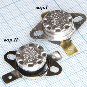 KSD-301-125С 250V10A Термостат нормально замкнутый