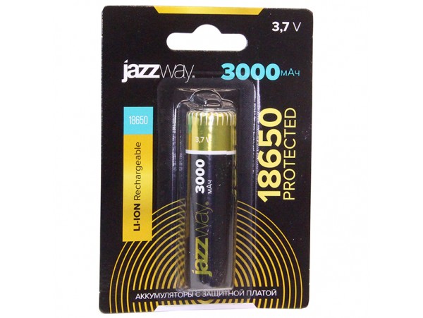 Аккумулятор 3,7V/3000mAh 18650 (d=18;L=70) с защ.