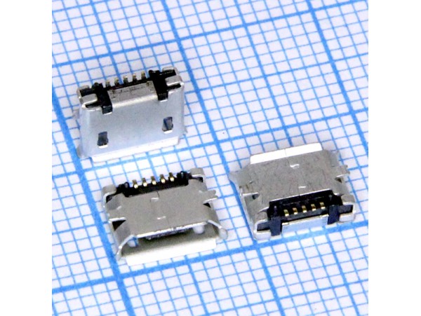 Micro USB 5pin 5S гн. на плату