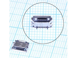 Micro USB 5pin 5S2 Гн. на плату