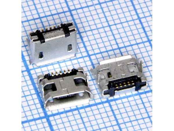 Micro USB 5pin 5SD1M Гн. на плату