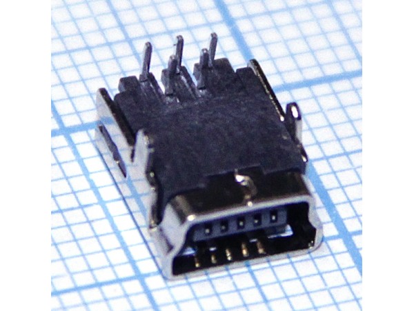 Mini USB 5 pin 5FD2 Гн. на плату