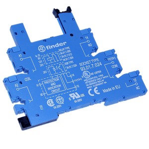 93017024 колодка реле 24VDC, LED-индикатор
