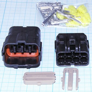 DJ7081-1.5-21/DJ7081-1.5-11 разъем шт+гн гермет. 8 pin