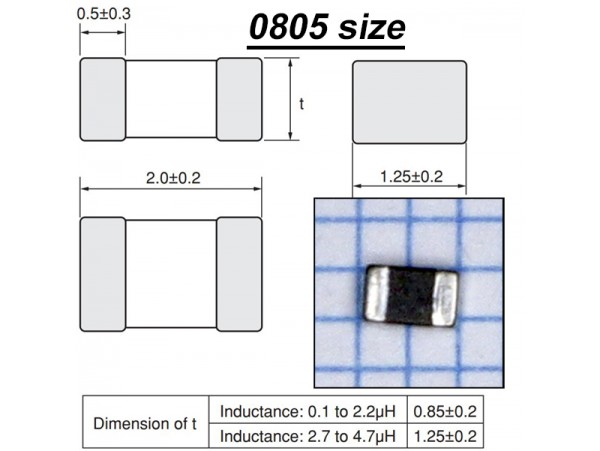 BLM21BD222SN1L фильтр 100Mhz 0805