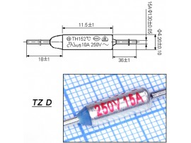 TZ D-165-15A Термопредохранитель