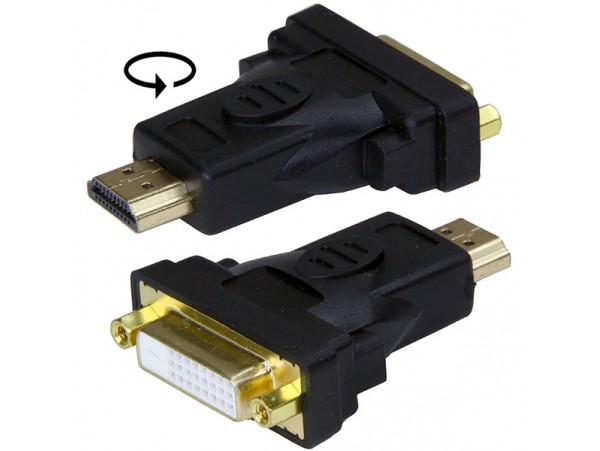 Переходник DVI-D гнездо = HDMI штекер