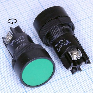 LXA2(3SA5)-EA135 250V/3A on-(on) зелёная кнопка