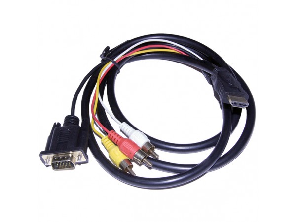 Шнур VGA,3RCA/HDMI шт/шт для игровых приставок