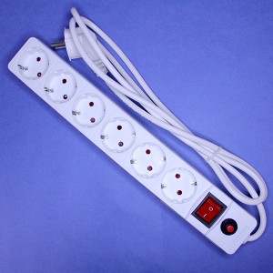 Фильтр сетевой 6 розеток 1,8м с выкл.