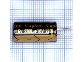 Конд.2200/16V 1020 +105C  CapXon