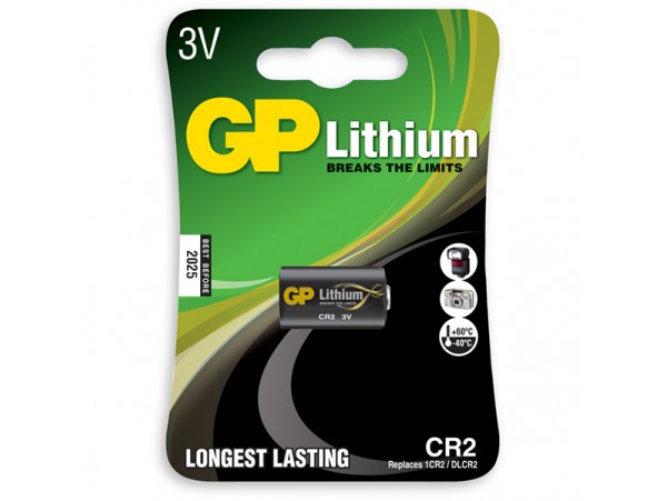 CR2 Батарея 3V Lithium (d=15;L=27) GP