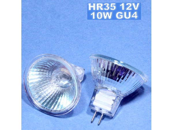 Лампа 12V10W GU4 со стеклом d=35мм