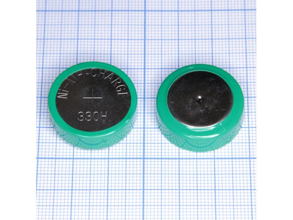 Аккумулятор 330H 1,2 V/330 mAh, NIMH (25.2x8.8mm)